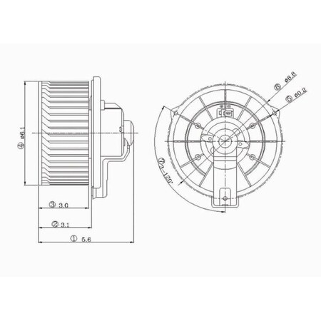 Gpd Blower Motors, 2311512 2311512
